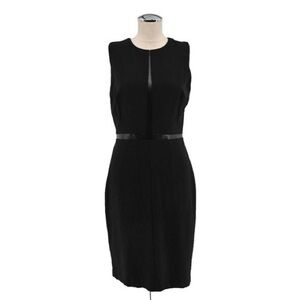White House Black Market Black Midi Dress